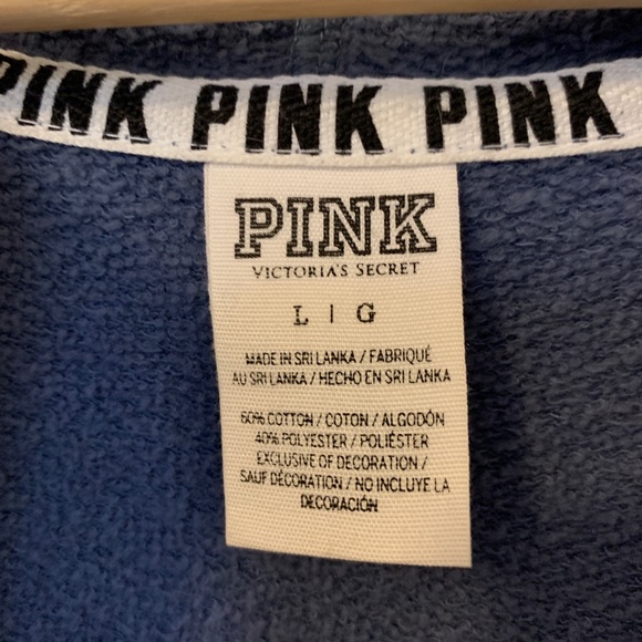 Victoria’s Secret Pink zip-up hoodie - Picture 3 of 3